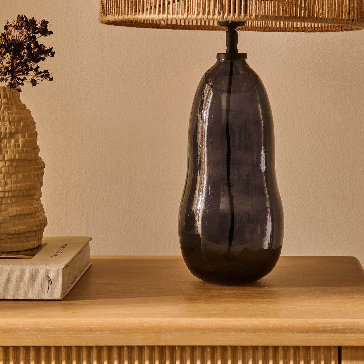 Breamore_30cm_Glass_Table_Lamp_Base_Dark_Grey-3 - Laura James