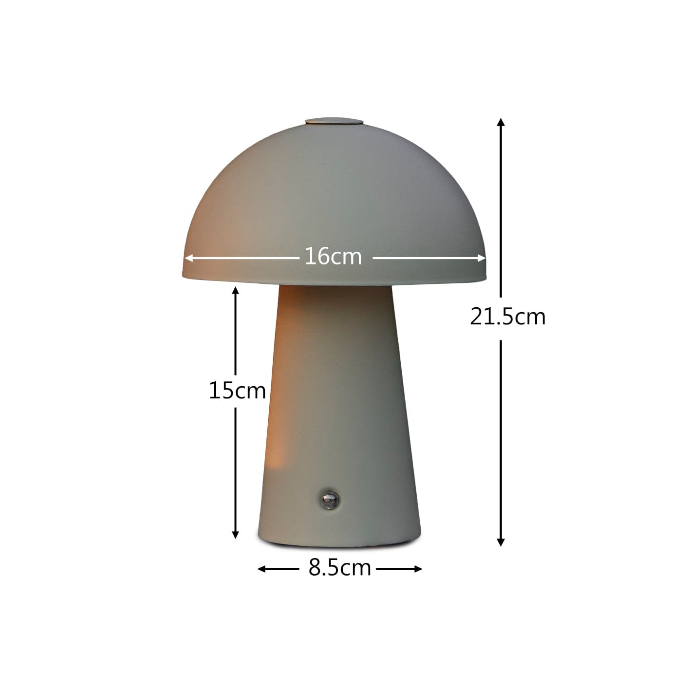 Brockhill 22cm Rechargeable Lamp - Clay - Laura James