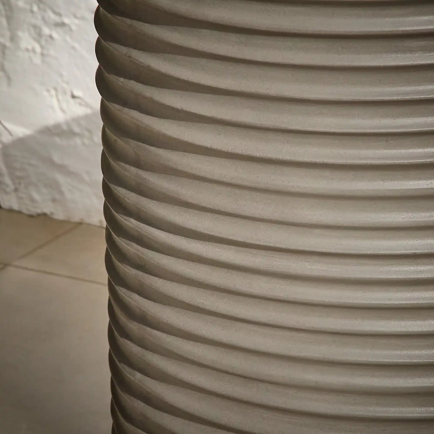 Carlotta dark grey side table - Laura James