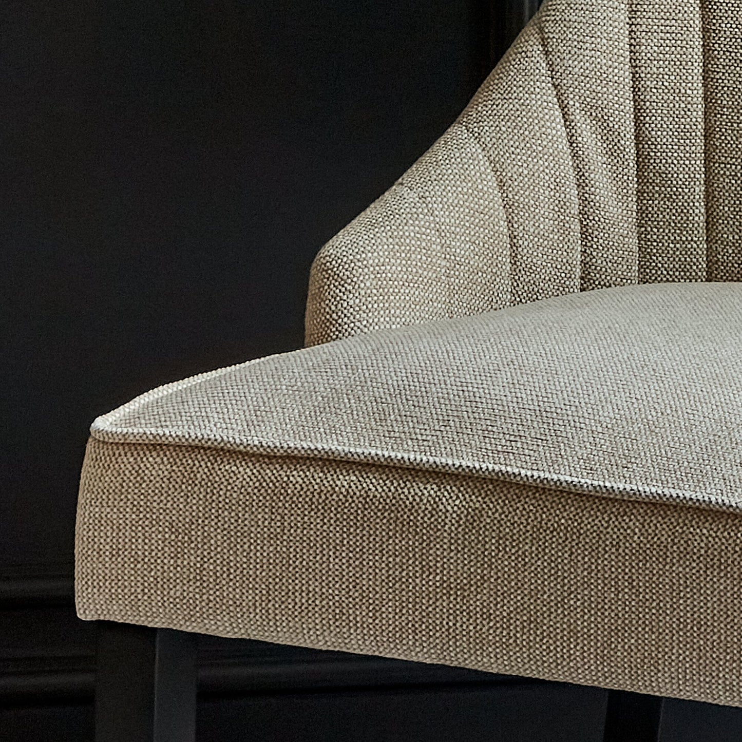 Soft beige dining chair laura james