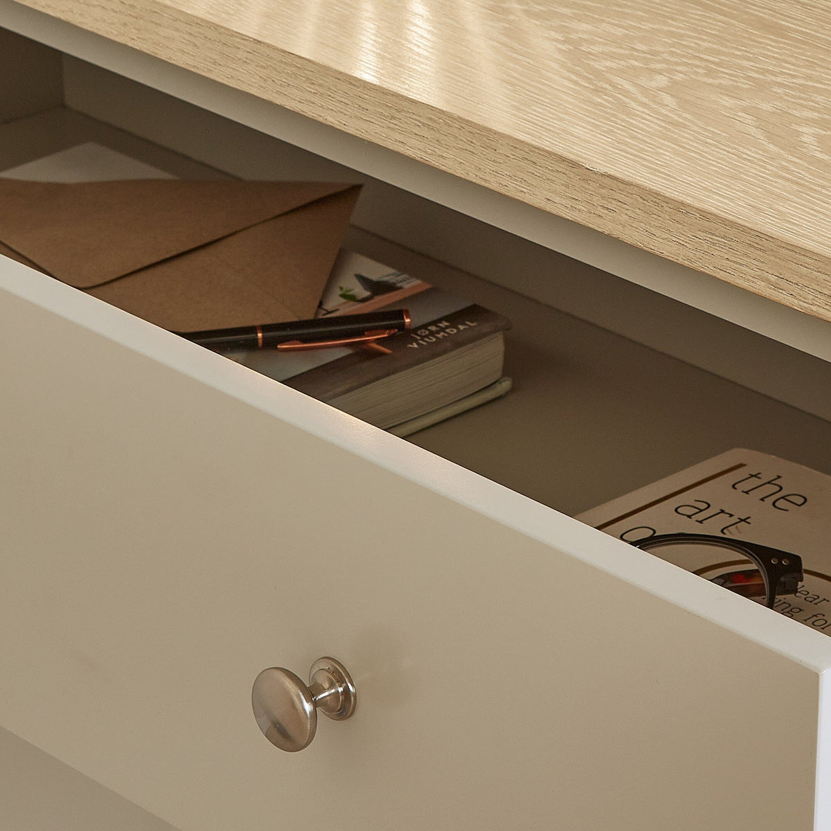 Chatsworth Sideboard - 80cm - Linen Grey - Laura James