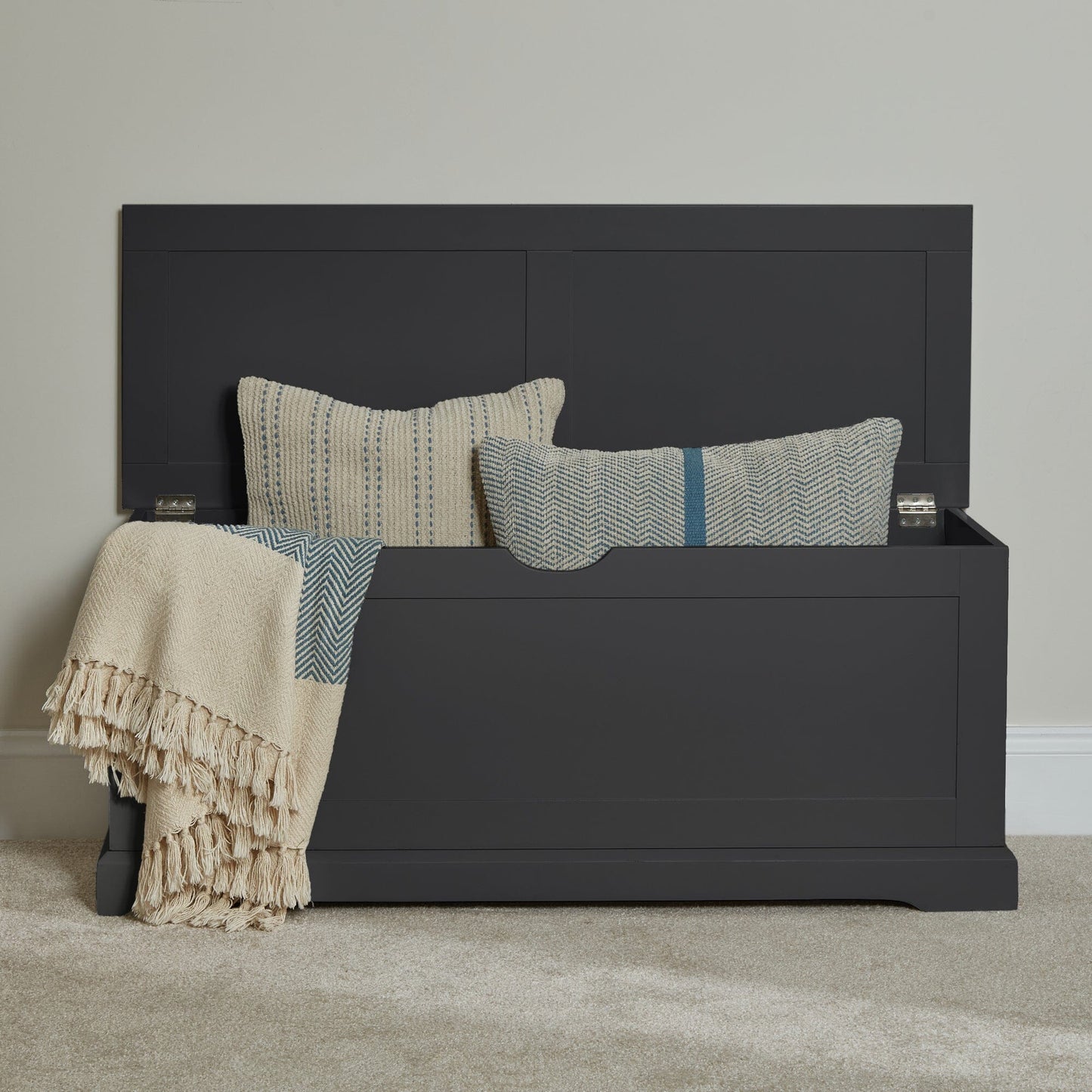Chatsworth Storage Box - Slate Grey - Laura James