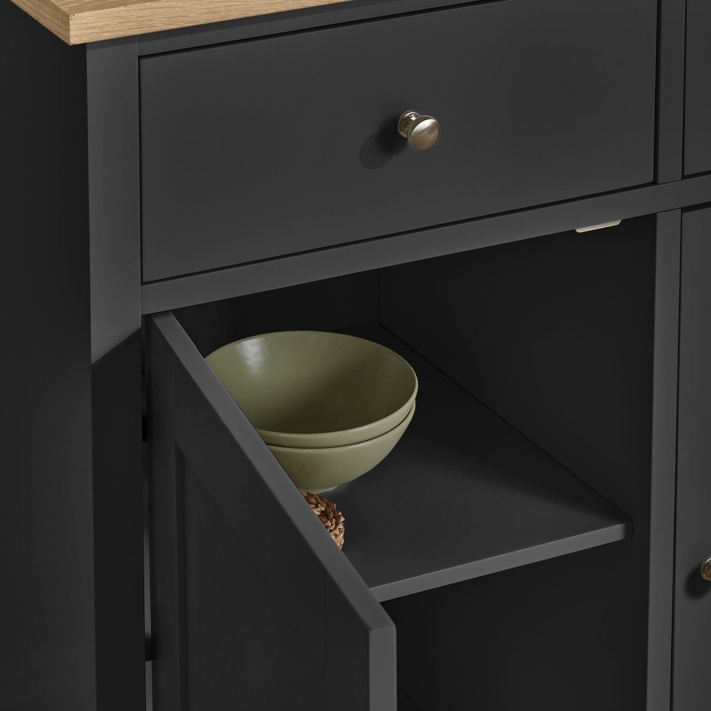 Chatsworth Sideboard - 130cm - Slate Grey - Laura James