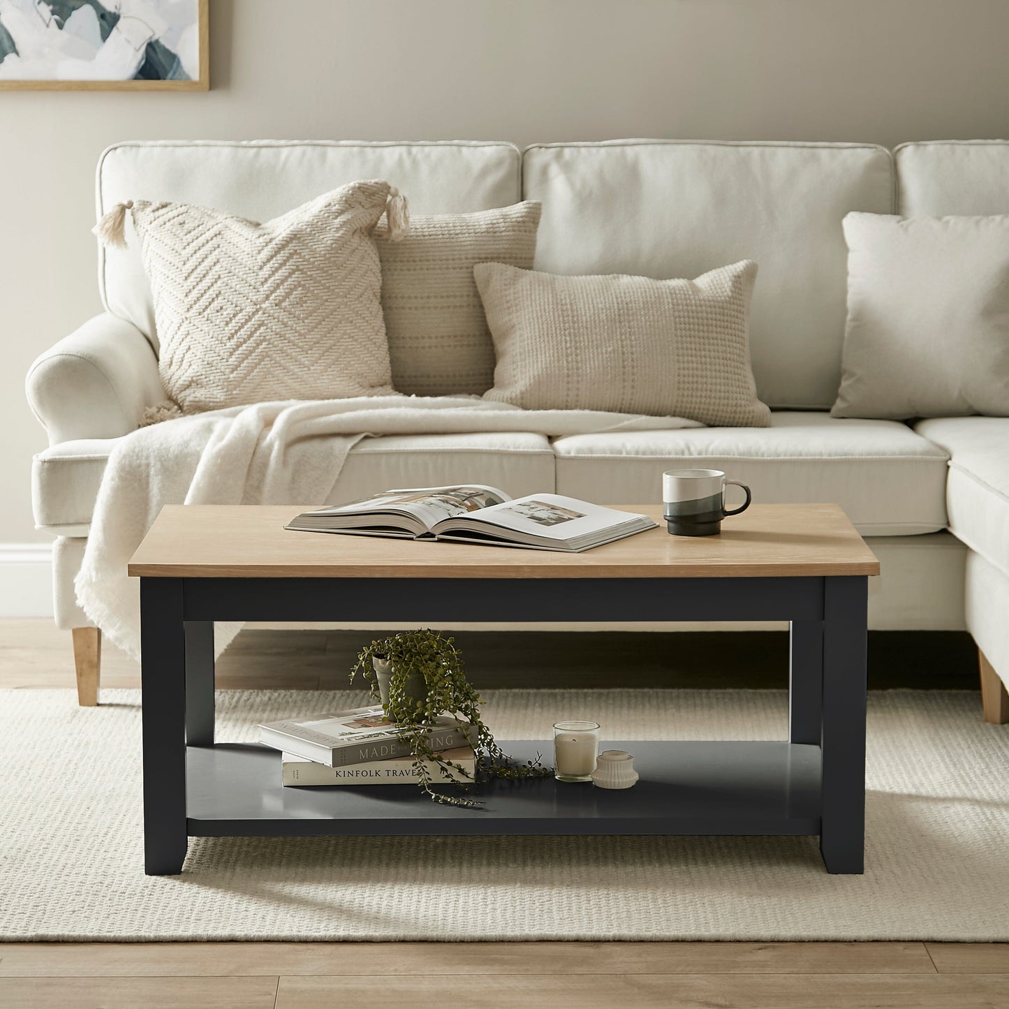 Chatsworth Coffee Table - Slate Grey - Laura James
