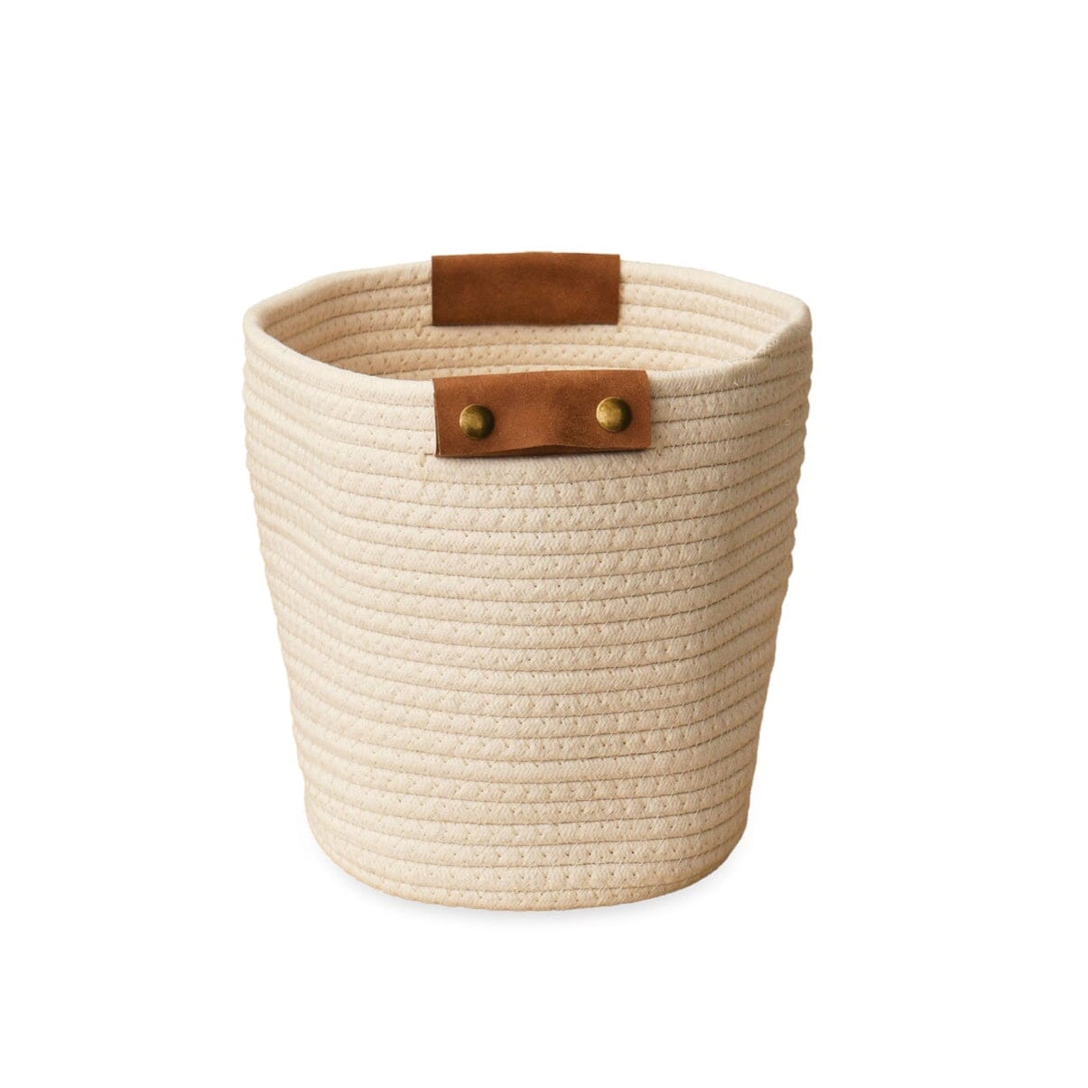 Cara Cotton Cube Storage Box - Small - White - Laura James