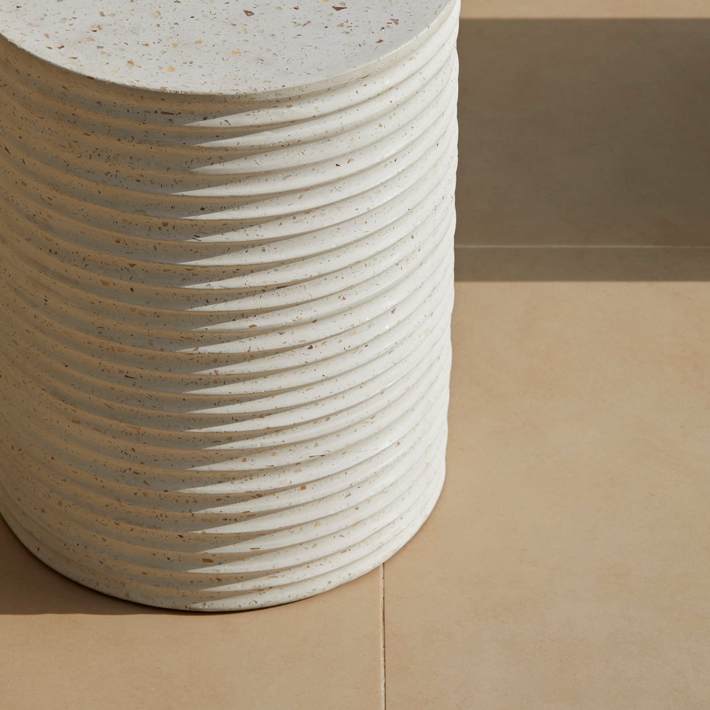 Carlotta_35cm_Side_Table_Paprika_Terrazzo