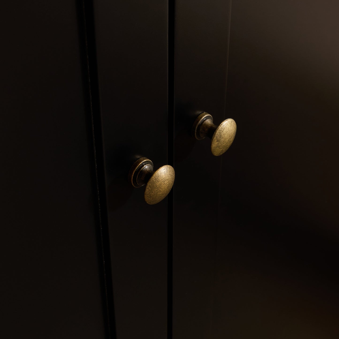 Charlie Double Wardrobe - Black - Laura James