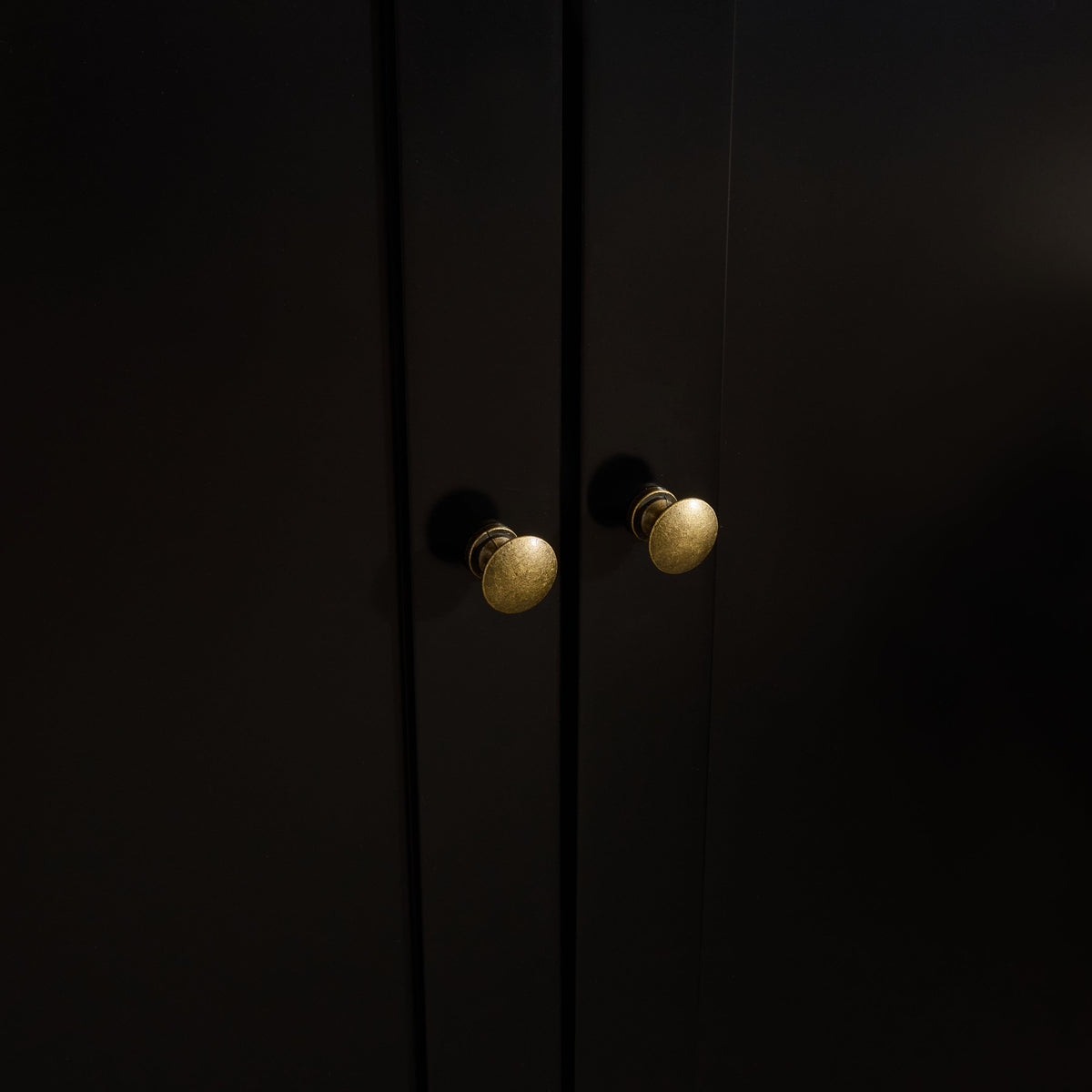 Charlie 3 Door Wardrobe - Black - Laura James