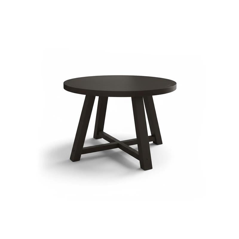 Charlotte Black Oak Round Dining Table - Laura James
