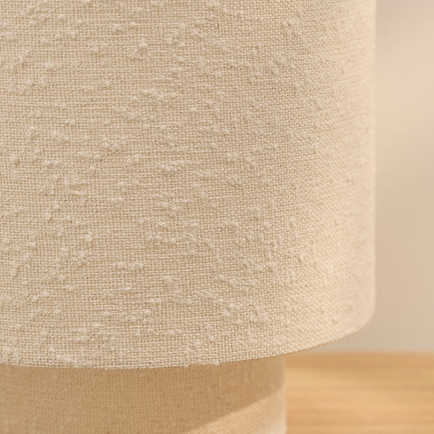 Chattendon Ivory Boucle Floor Lamp - 36cm - Laura James