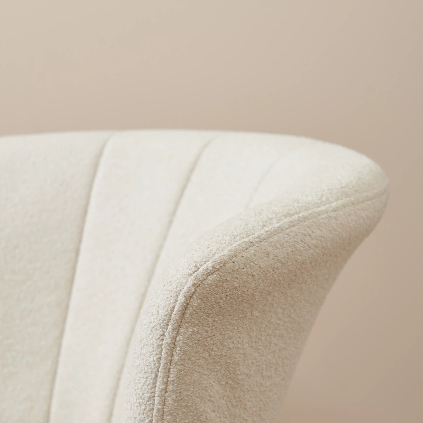 Cleo Beige Boucle Dining Chairs- Set Of 2 - Laura James