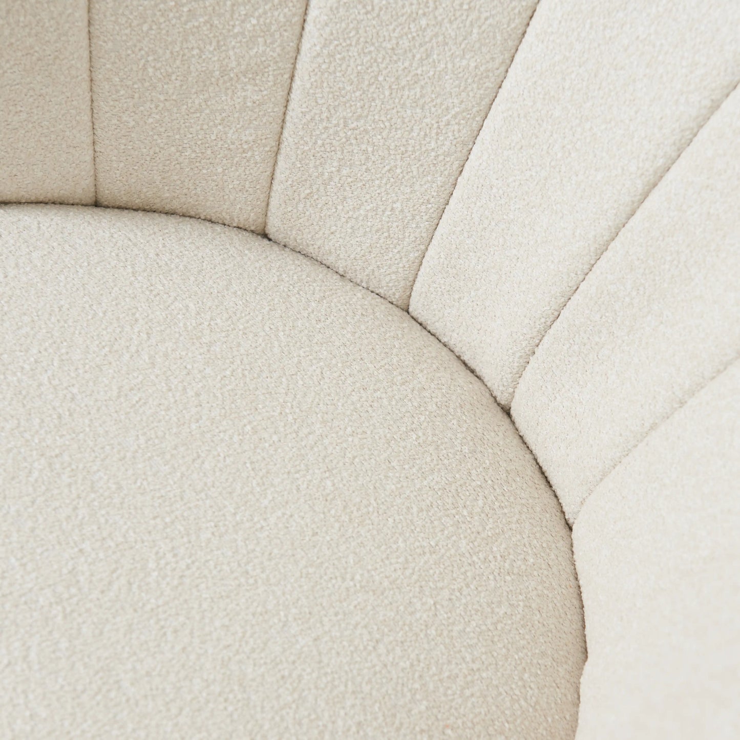 Cleo Beige Boucle Dining Chairs- Set Of 2 - Laura James