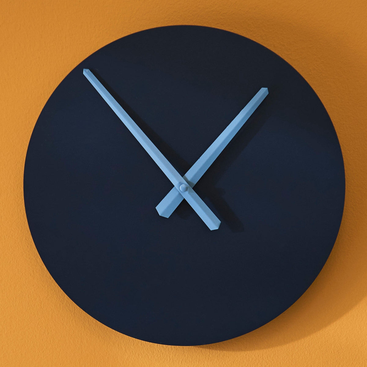 Carn Small Round Wall Clock - Ink - Laura James