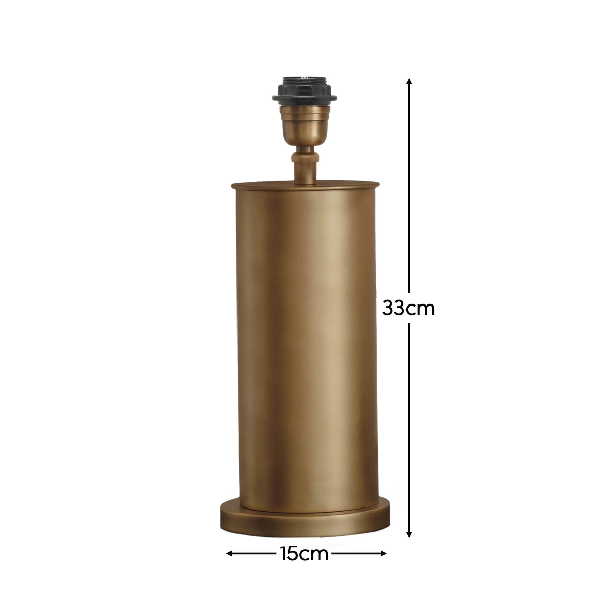 Colesdon 30cm Table Lamp Base - Heirloom Brass