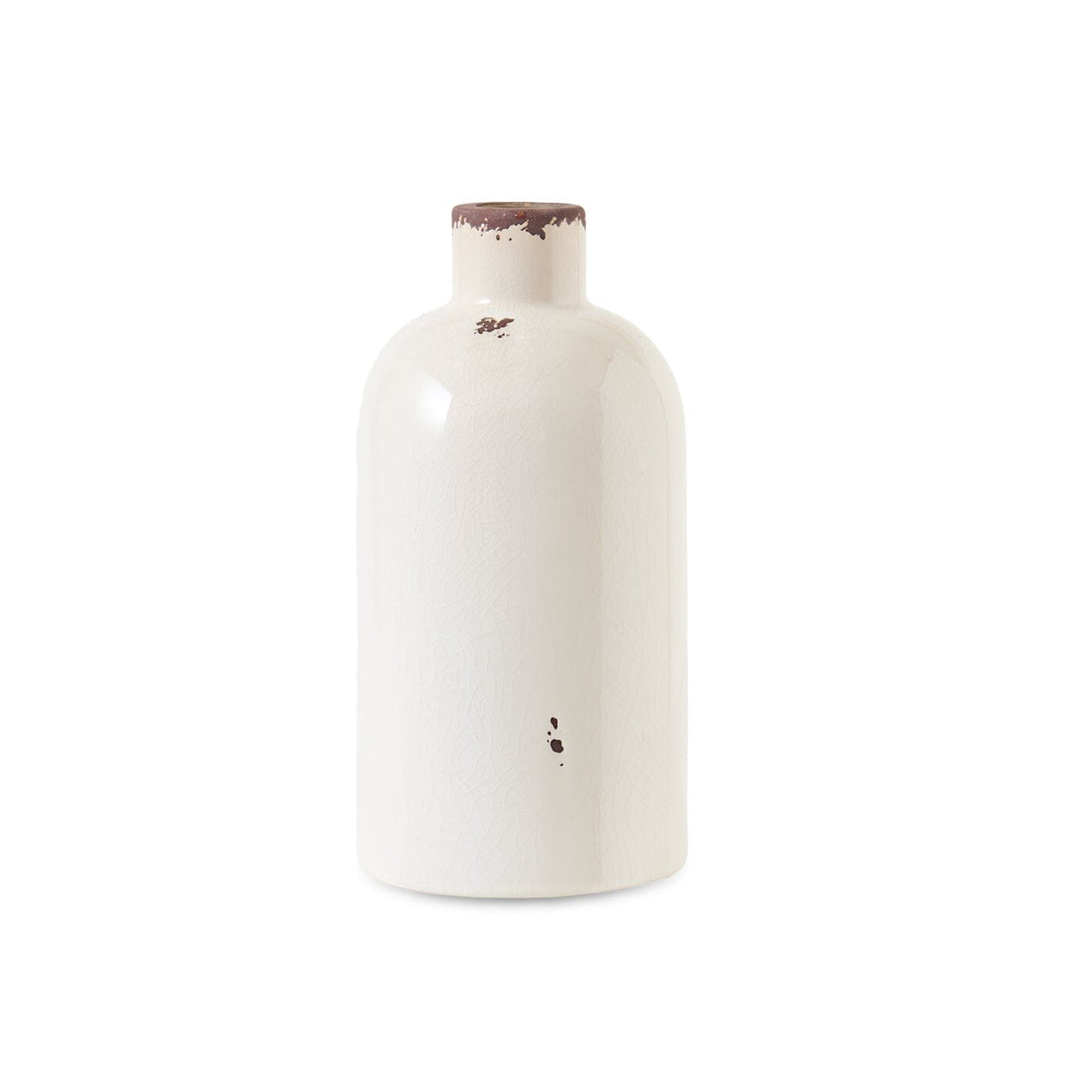 Corsino 22cm Ceramic Vase - Off White - Laura James