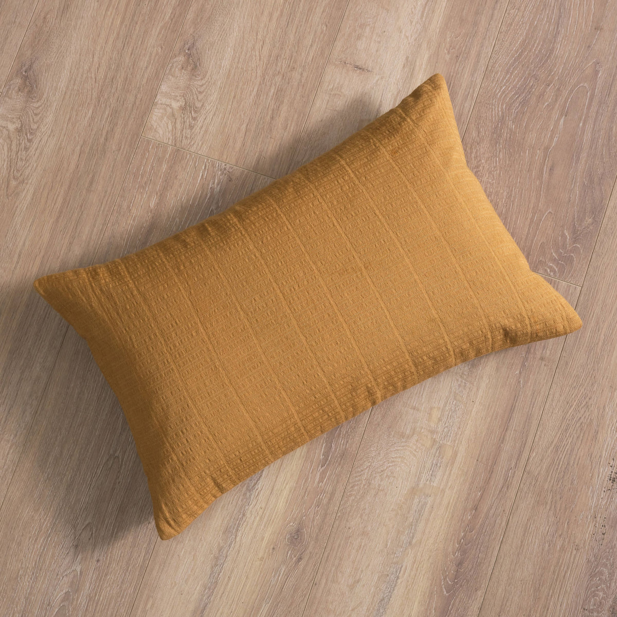 Holbeton 35x55cm Cushion Cover - Amber Yellow Geometric - Laura James