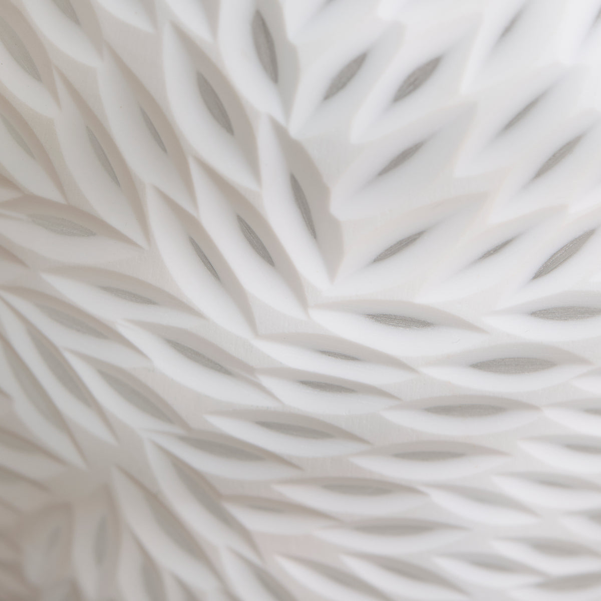 Vetralla 20cm Glass Vase - White