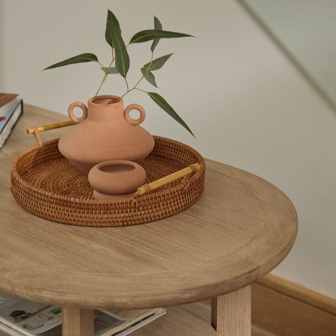 Delphi Light Acacia Coffee Table - Laura James