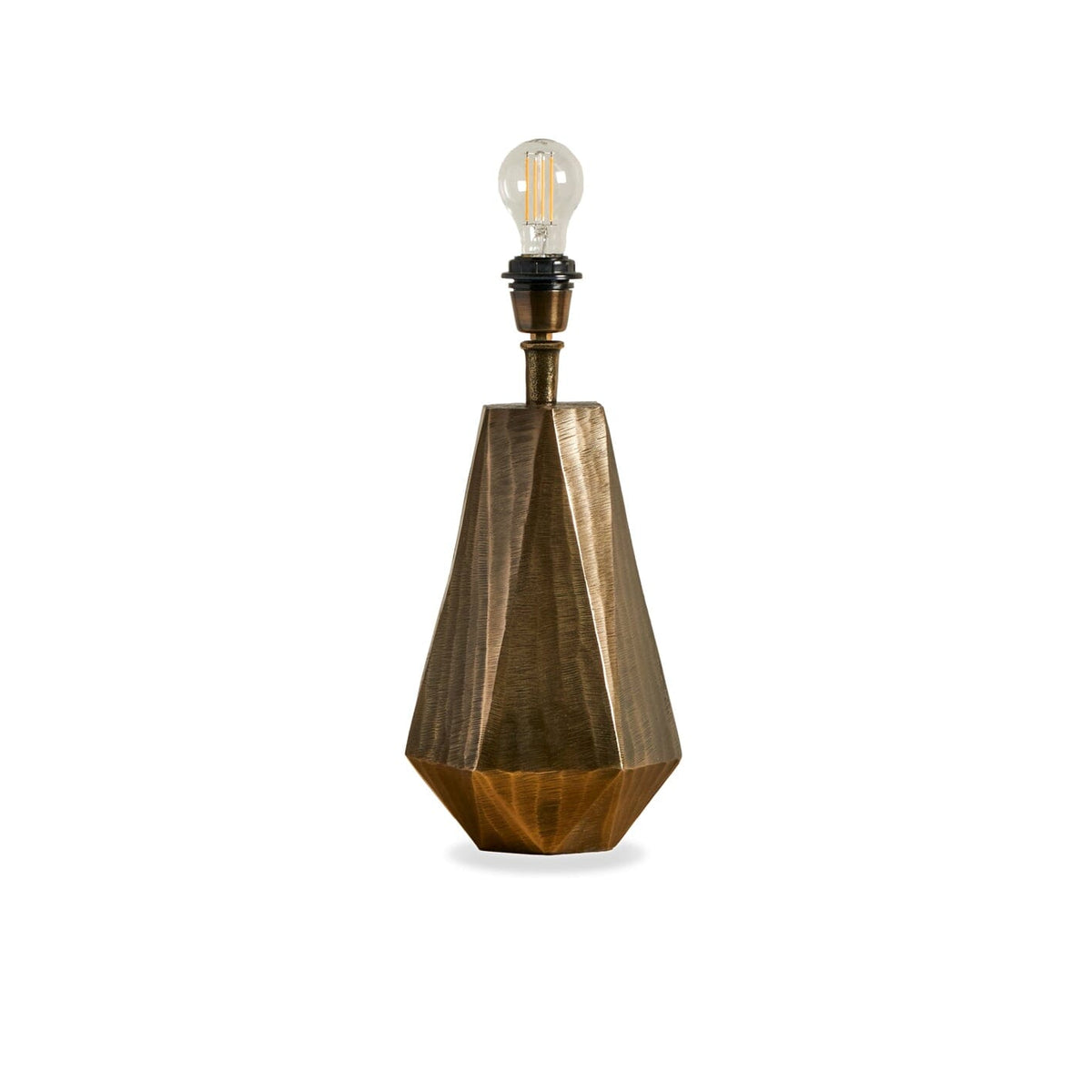 Elcombe 36cm Bronze Metal Lamp Base - Laura James