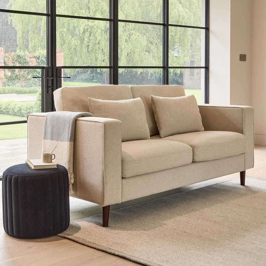 Emily Beige 2 Seater Sofa - Laura James