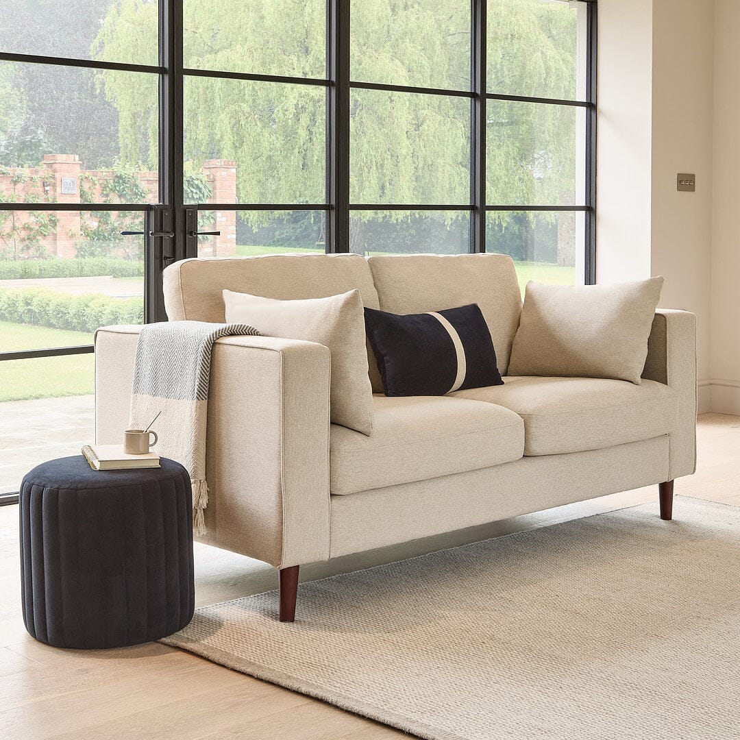 Emily Beige 2 Seater Sofa - Laura James