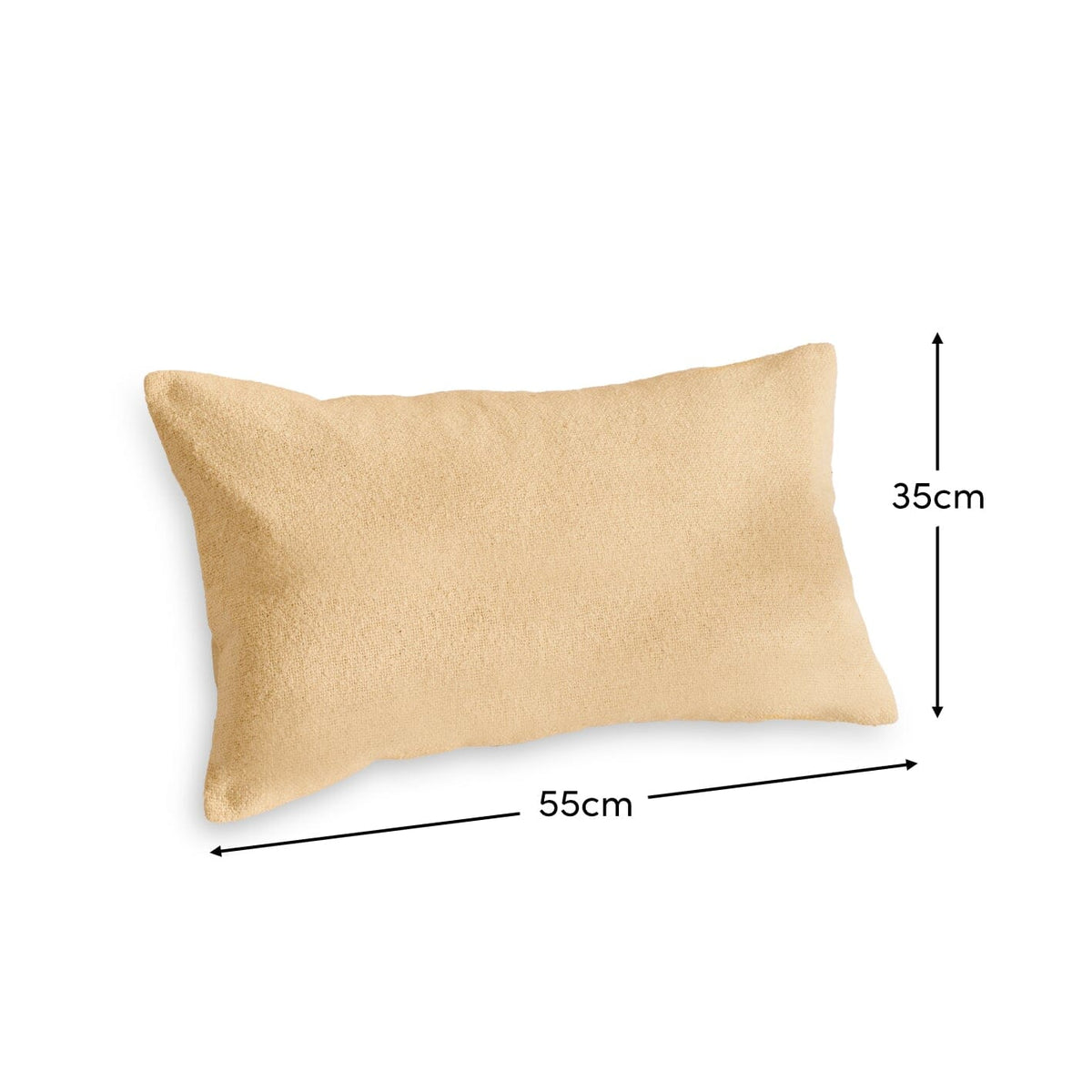 Ealing 35 x 55cm Textured Cushion Cover - Clay - Laura James