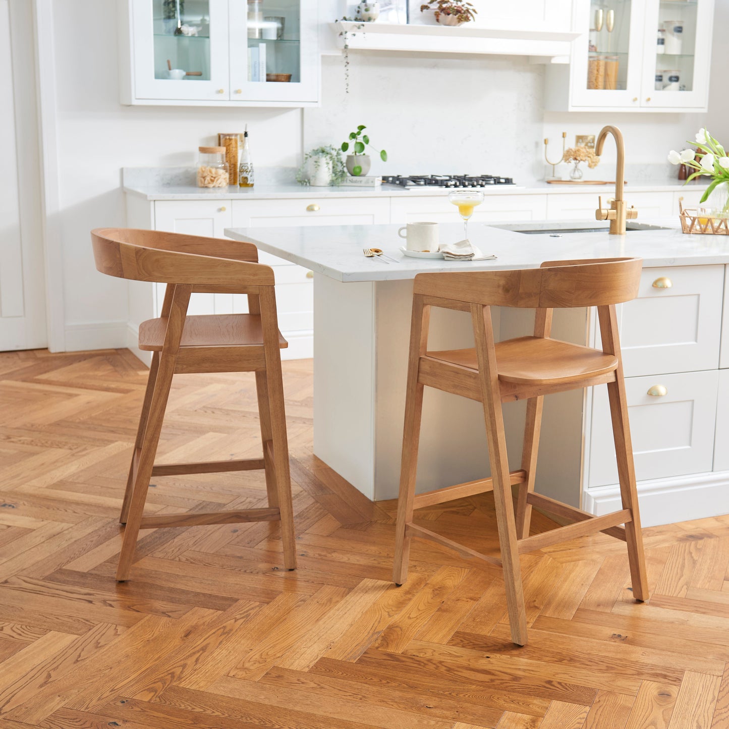 Ella Classic Oak Bar Stool - Laura James