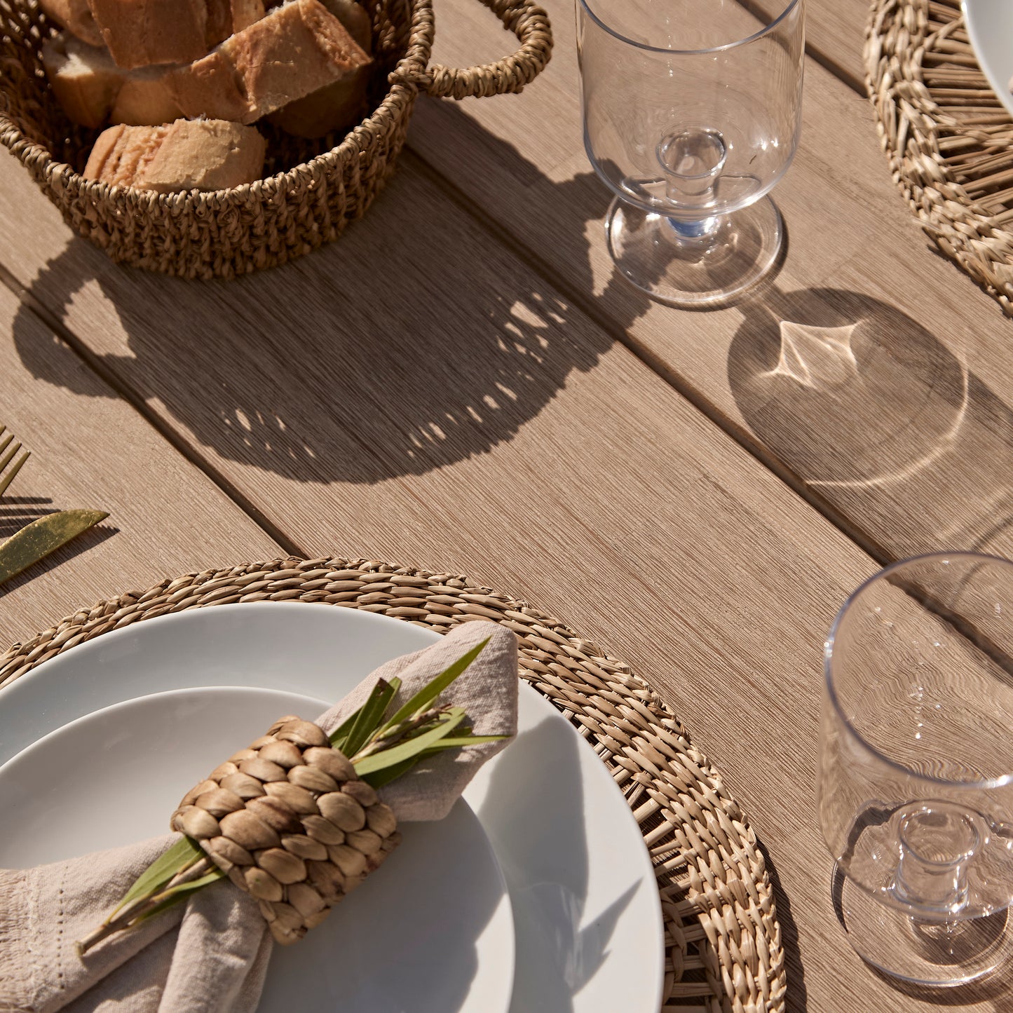 Elowen 6 Seater Wooden Garden Dining Set with Elowen Chairs - Laura James