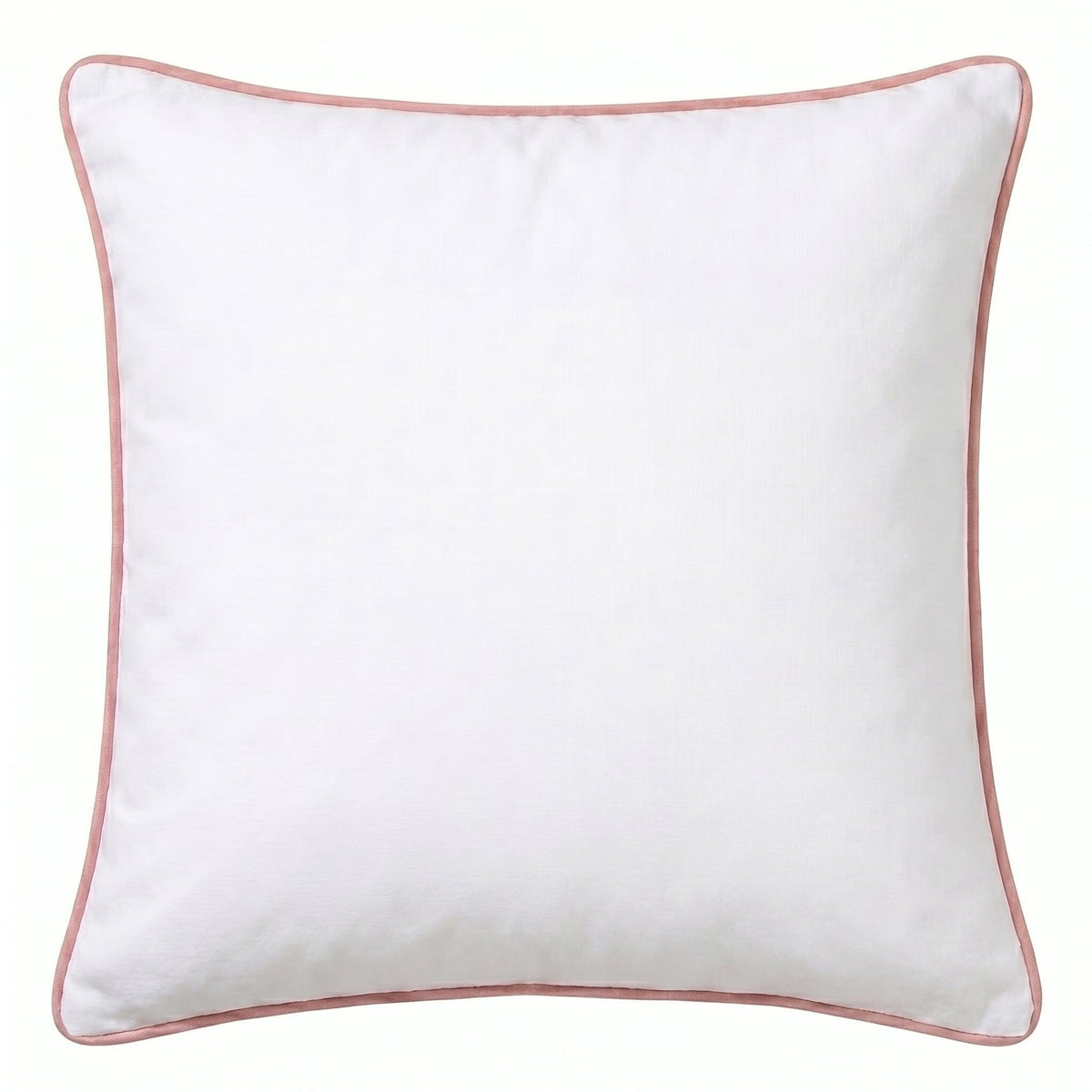 Elsham 45x45cm Velvet Trim Cushion Cover - Rose Pink - Laura James
