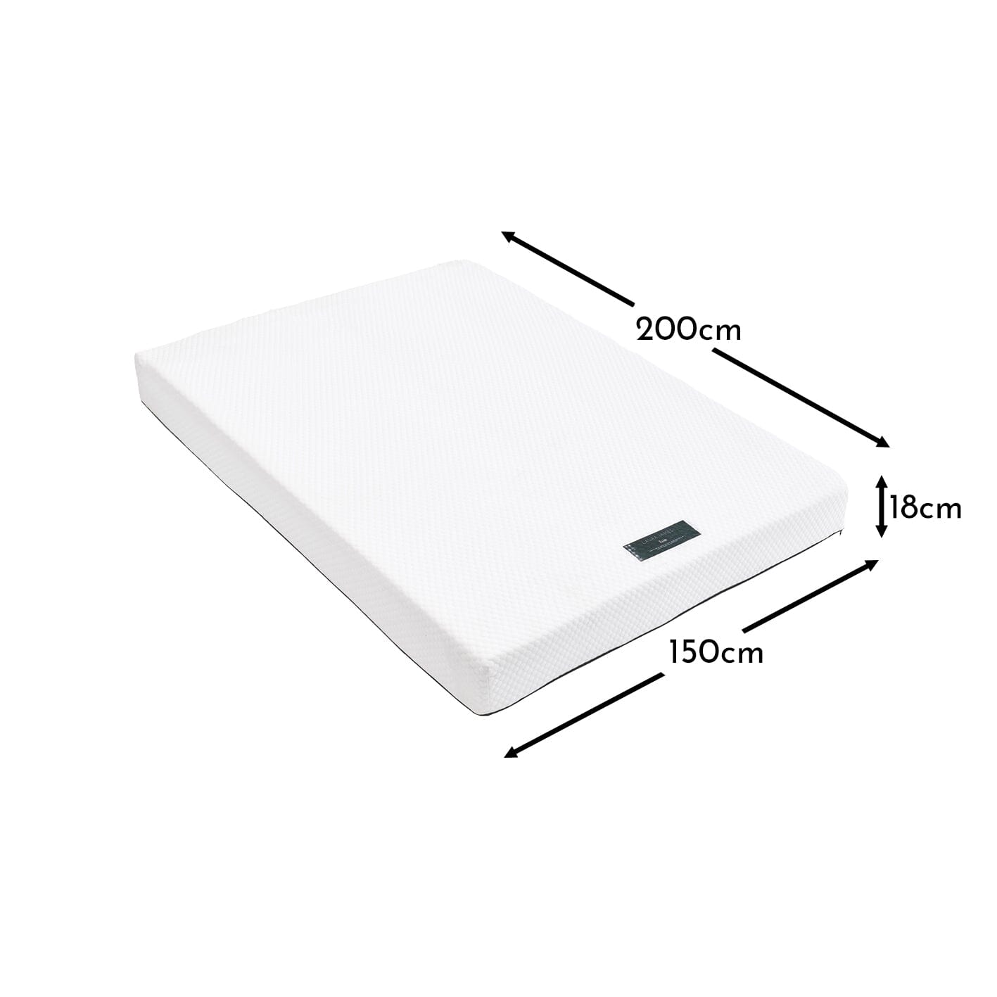 Evie King Mattress - Forest Green Zip - Laura James