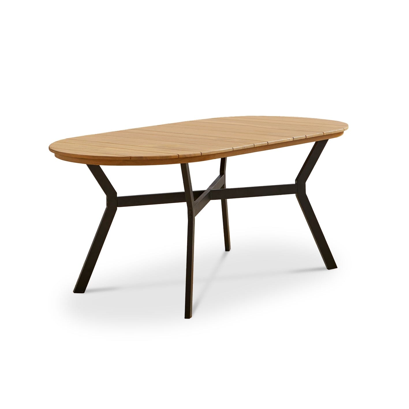 Ezra 180cm Whitewash Oval Dining Table - Laura James