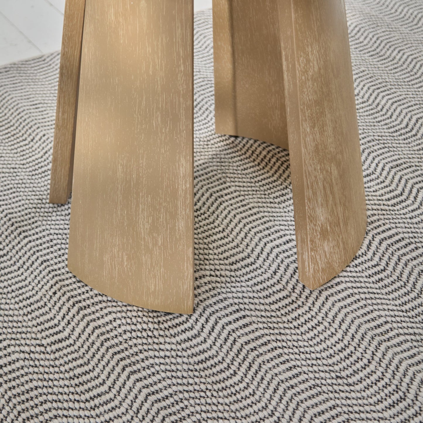 Farren Whitewash Oak Round Dining Table - Laura James