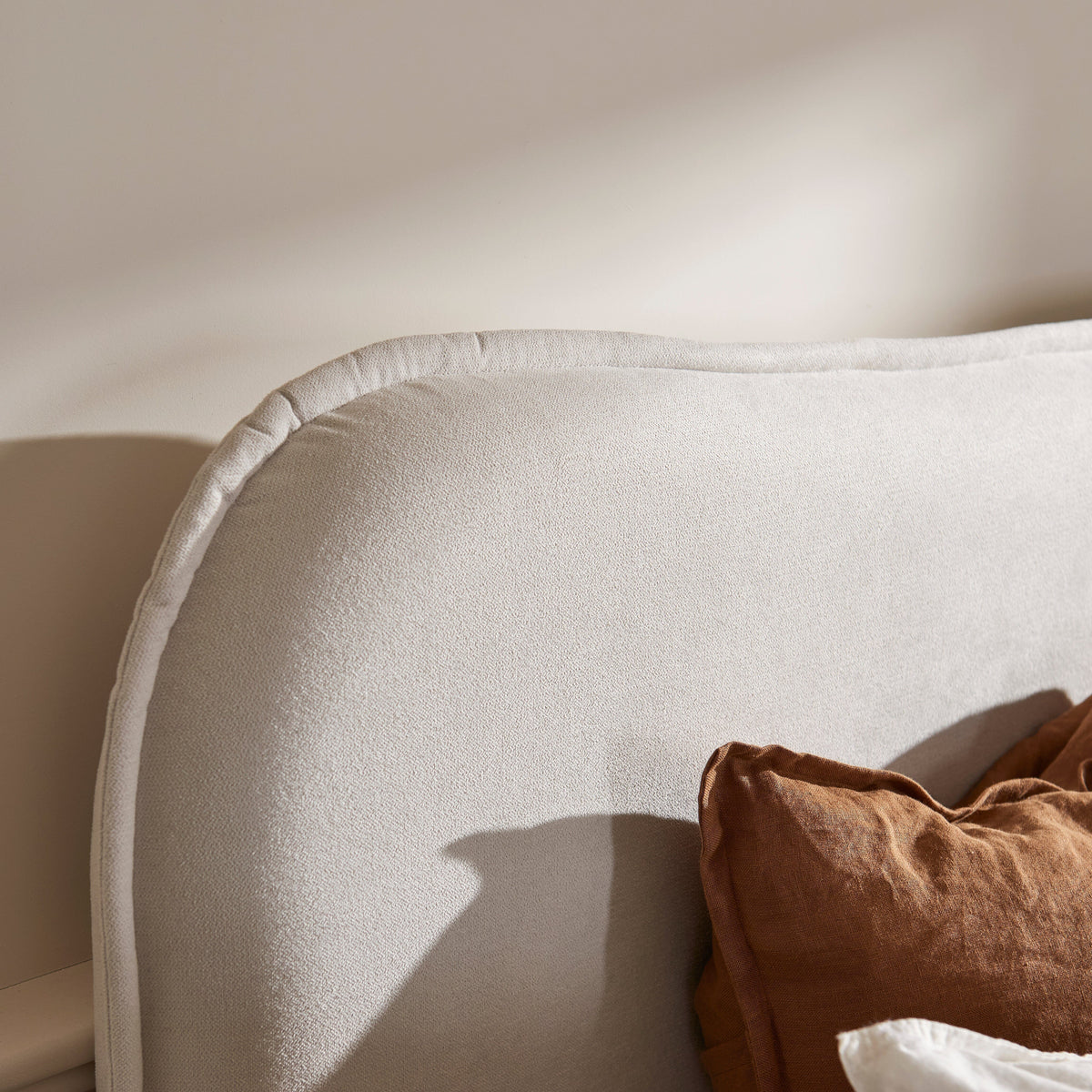 Finola Double Ottoman Bed - Ivory - Laura James