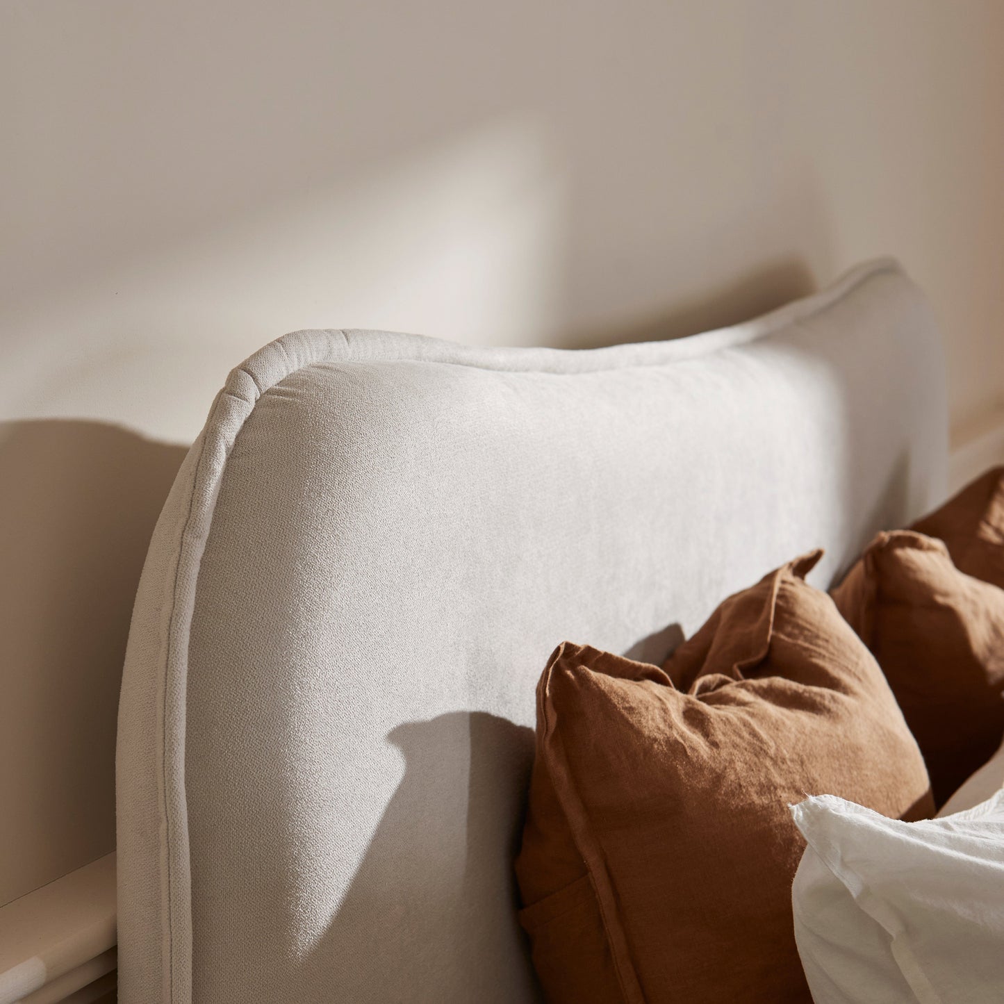 Finola Double Ottoman Bed - Ivory - Laura James