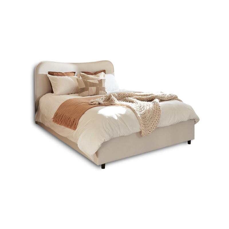 Finola Double Ottoman Bed - Ivory - Laura James