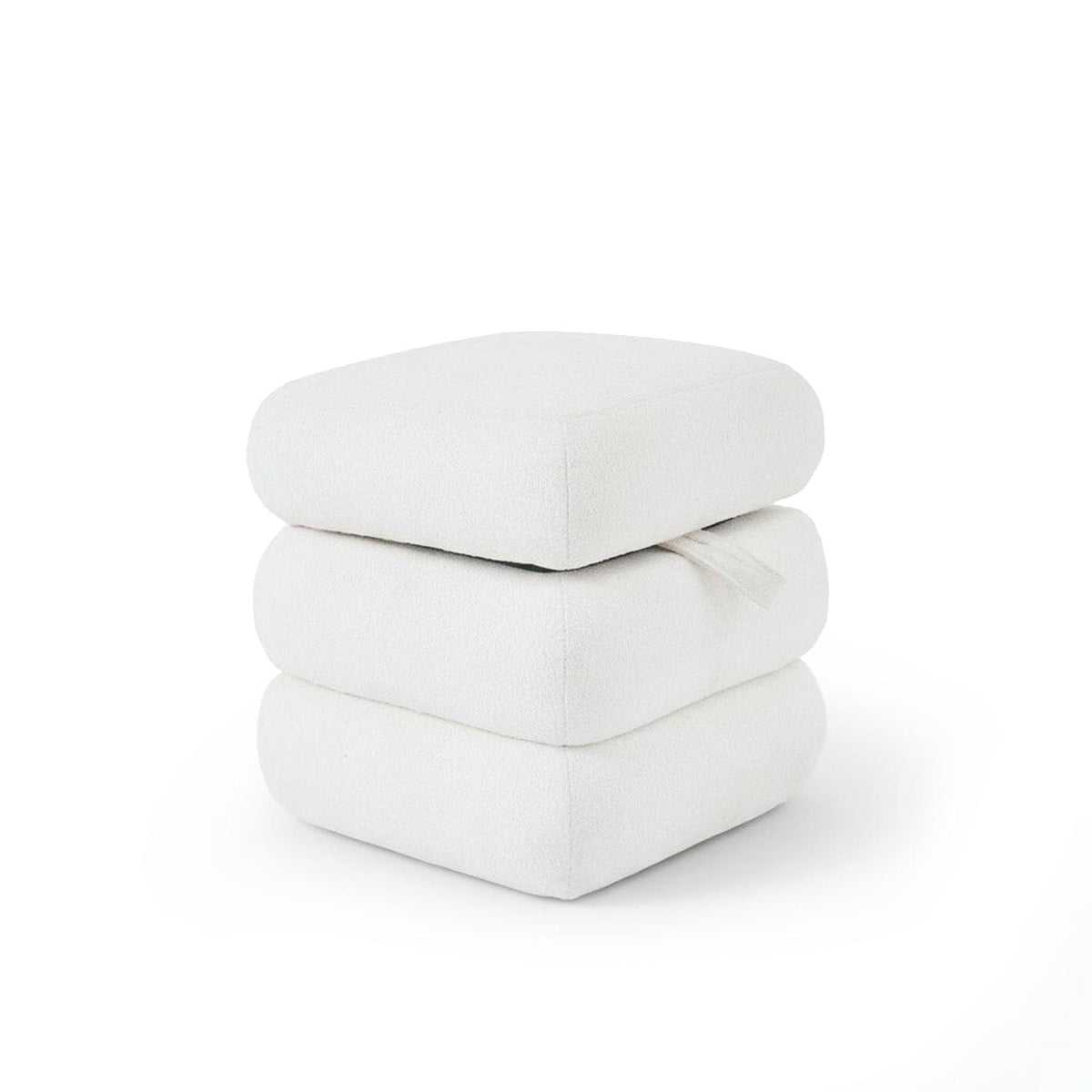 Fleur Boucle Footstool - Laura James