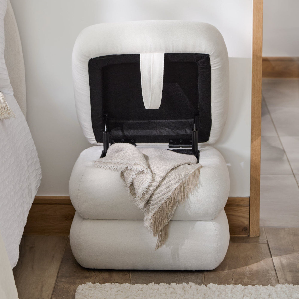 Fleur_45cm_Footstool_Ivory- Laura James