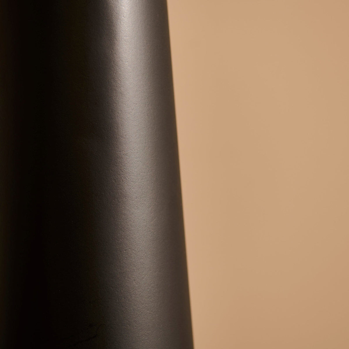 Foxcote Black Metal Floor Lamp Base - 129cm - Laura James
