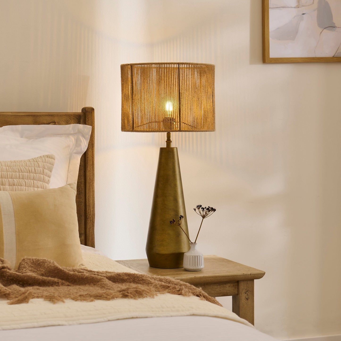 Foxcote Gold Table Lamp - 47cm