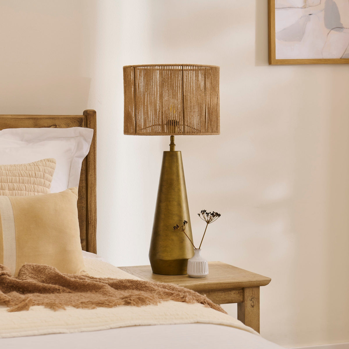 Foxcote Gold Table Lamp - 47cm
