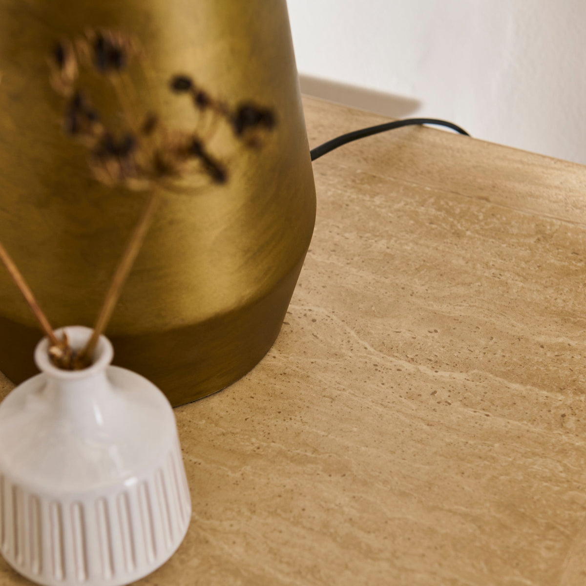 Foxcote Gold Table Lamp - 47cm