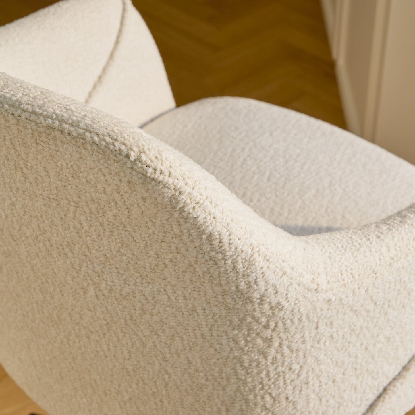 Freya Boucle Office Chair - Laura James