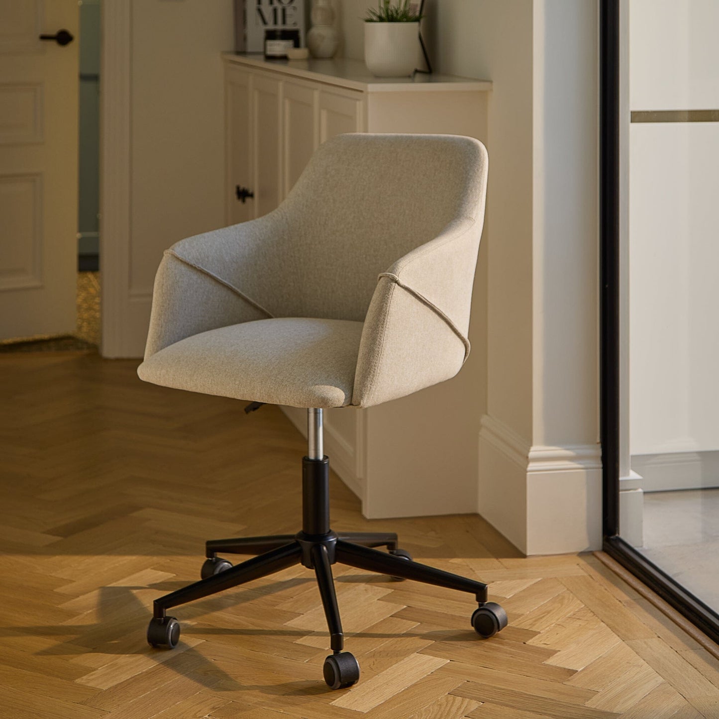 Freya Sand Office Chair - Laura James