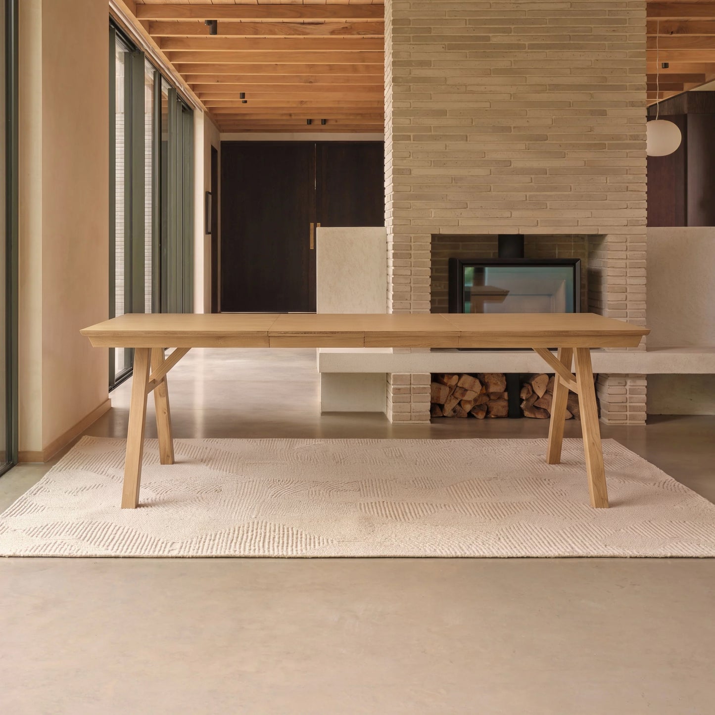 Sabina 160-240cm Pale Oak Extending Dining Table