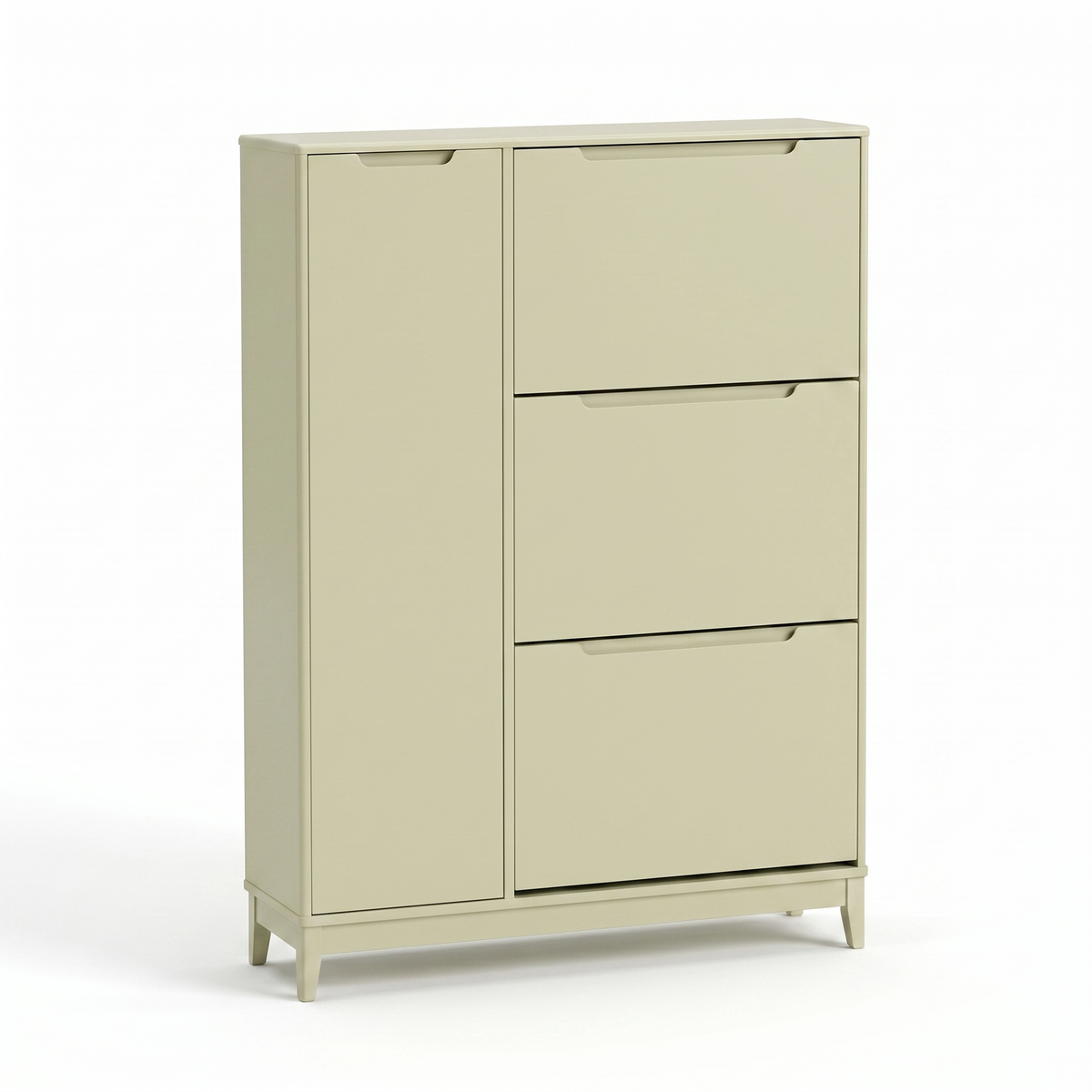 Coby Shoe Cabinet with Shelves - Pistachio Green - Laura James