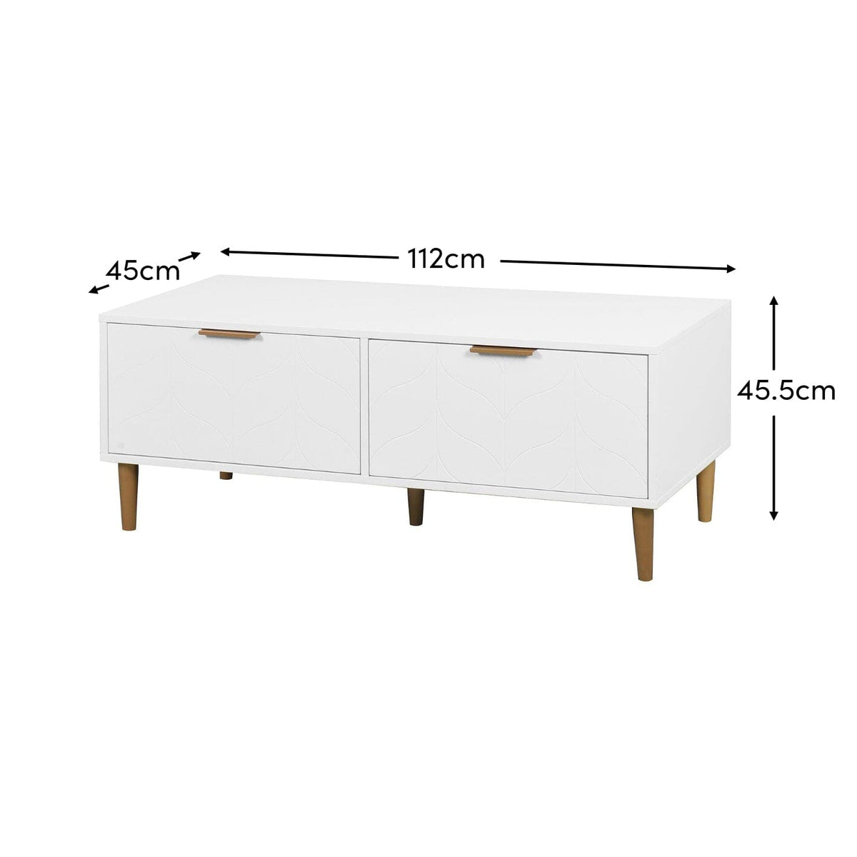 Gloria TV unit - white - Laura James