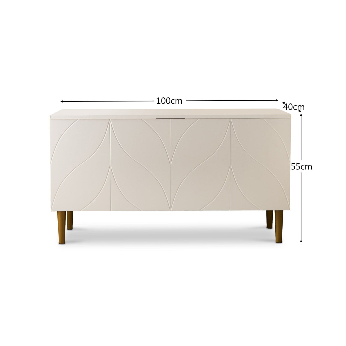 Gloria White Blanket Box - Laura James