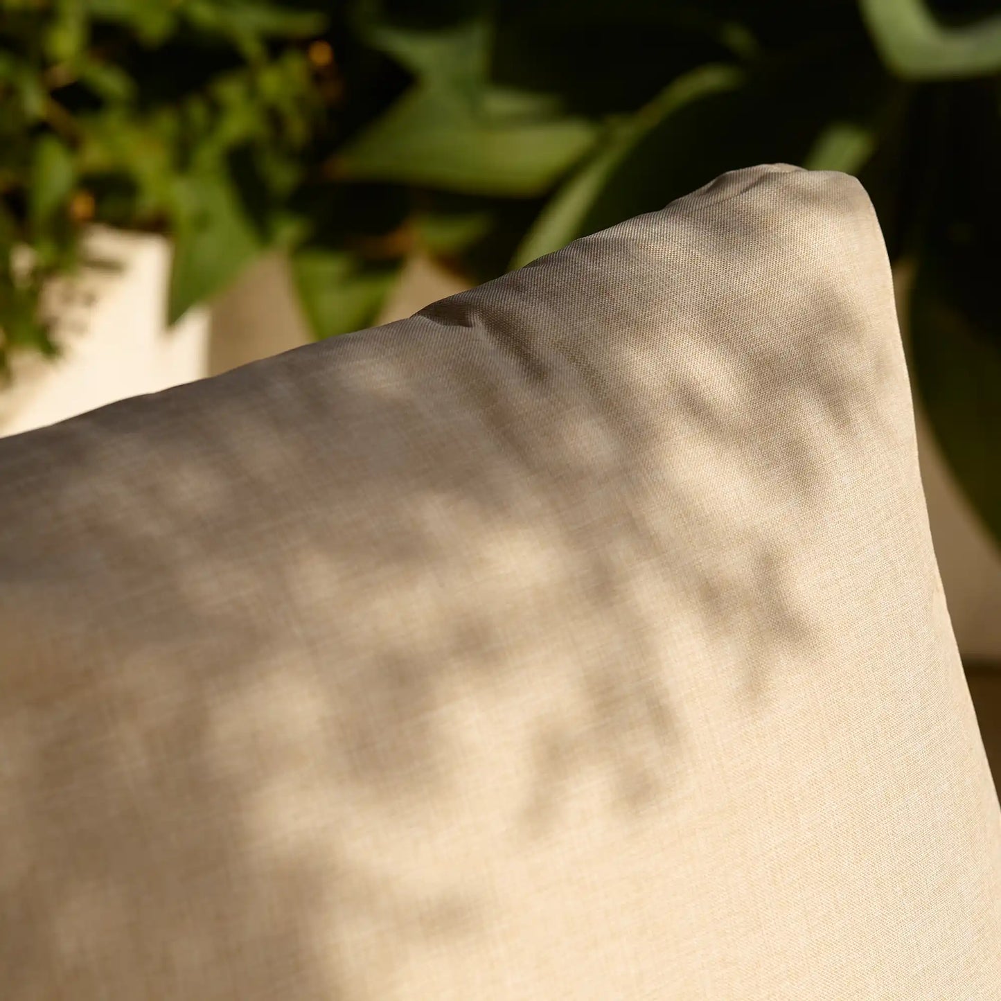 Harrelson Cream Garden Sofa set - Solid Wood - Natural - Laura James