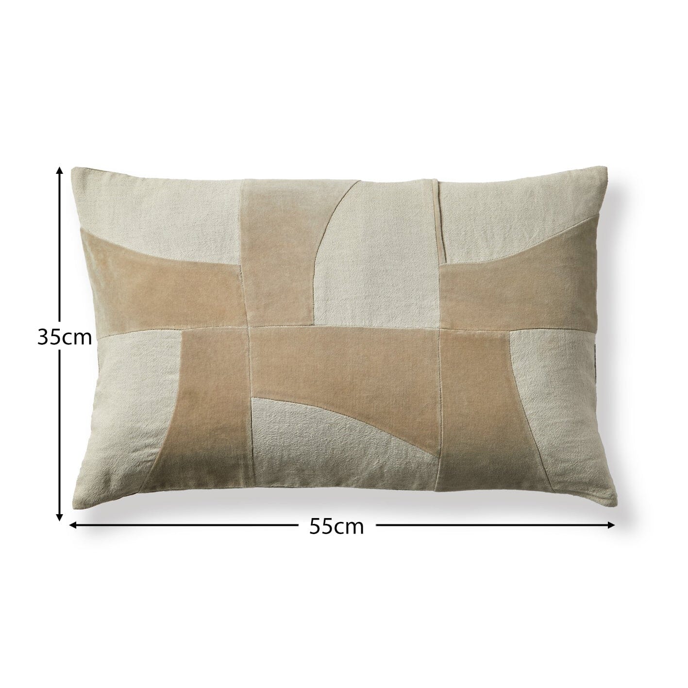 Holbeck 35x55cm Abstract Cushion Cover - Clay