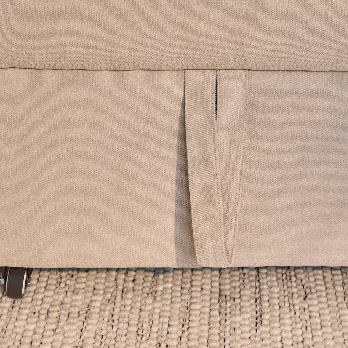 Hugo Pull-Out Corner Sofa Bed - Warm Taupe - Laura James